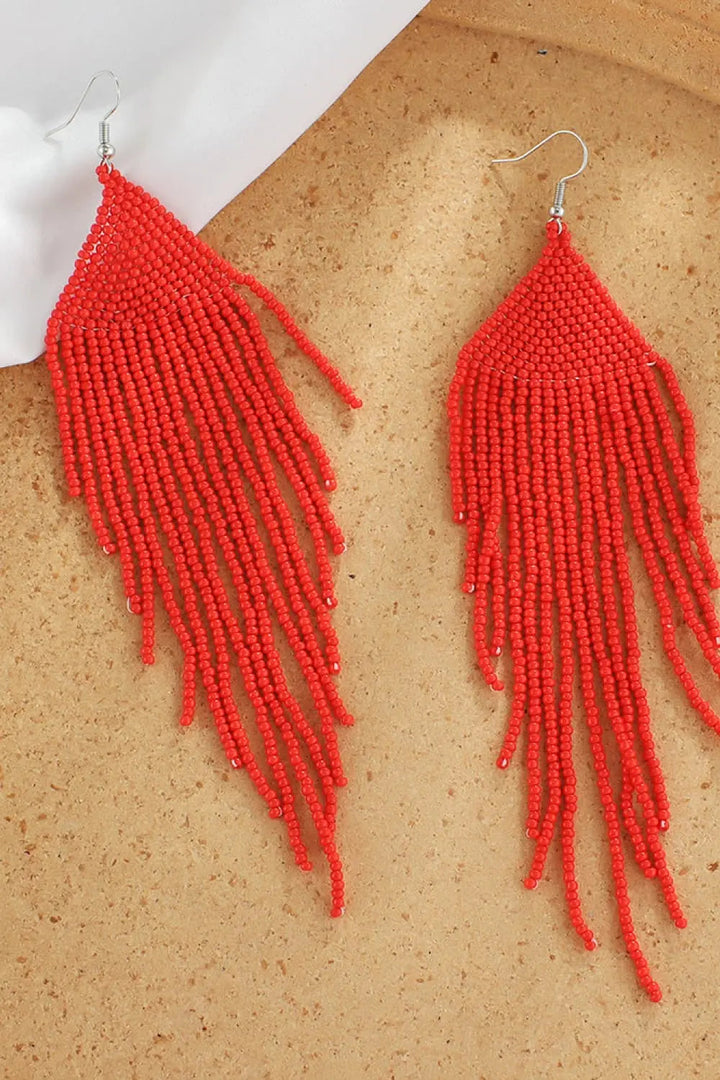 Beaded Dangle Earrings LOVCIA