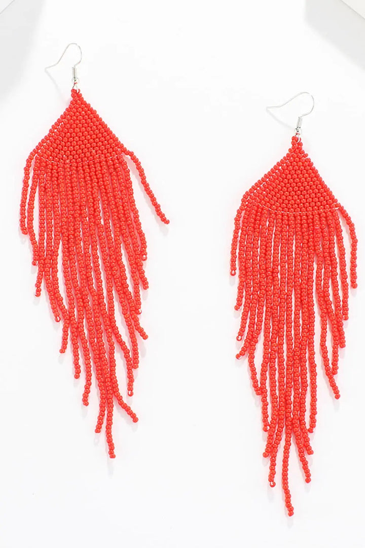 Beaded Dangle Earrings LOVCIA