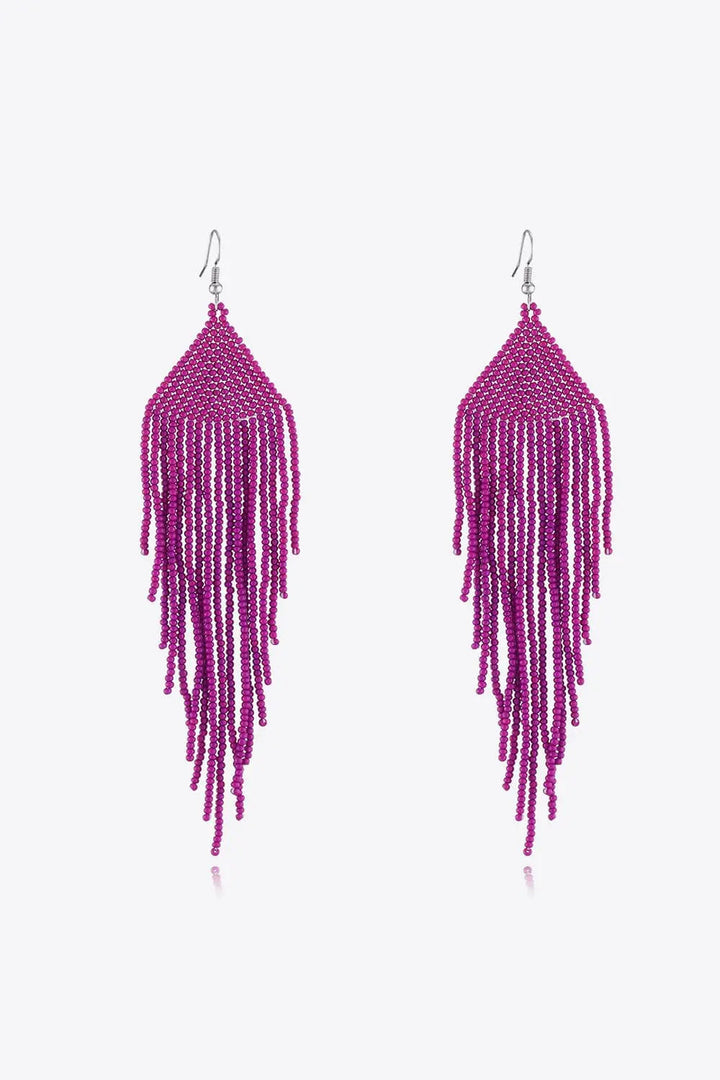 Beaded Dangle Earrings LOVCIA