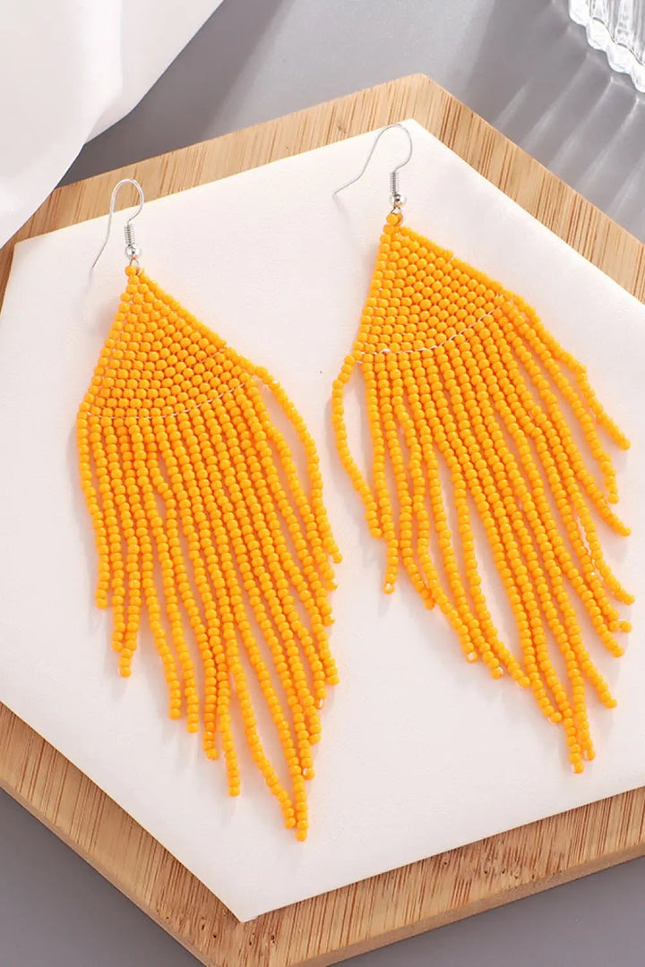 Beaded Dangle Earrings LOVCIA