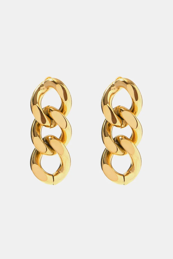 Stainless Steel Chain Earrings LOVCIA