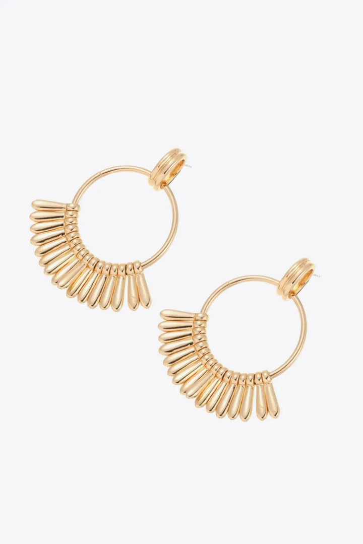 5-Pair Wholesale 18K Gold-Plated Zinc alloy Drop Earrings LOVCIA