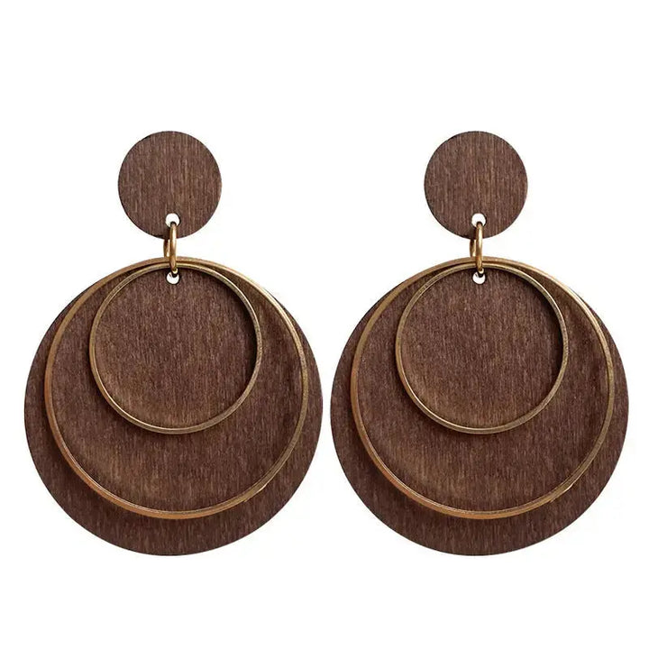 LOVCIA Geometric Drop Earrings