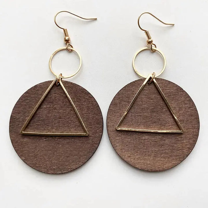 LOVCIA Geometric Drop Earrings