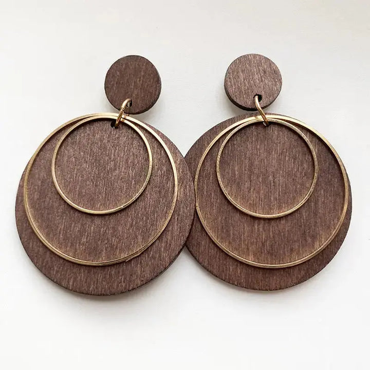 LOVCIA Geometric Drop Earrings