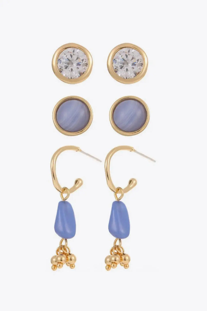 LOVCIA Stone Drop Earrings