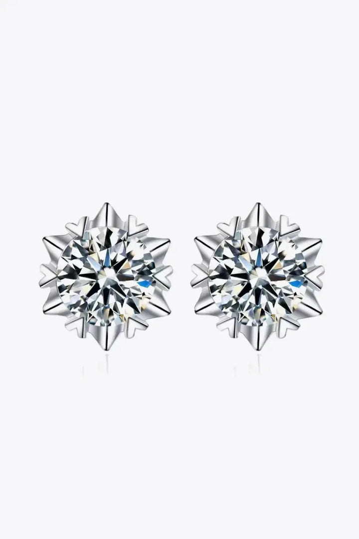 LOVCIA Stuck On You 4 Carat Moissanite Stud Earrings