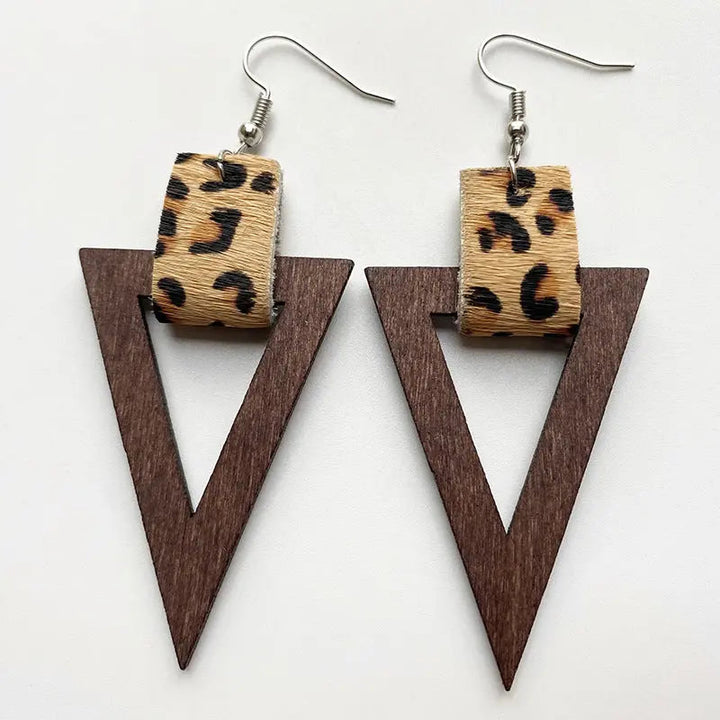 Geometric Drop Earrings LOVCIA