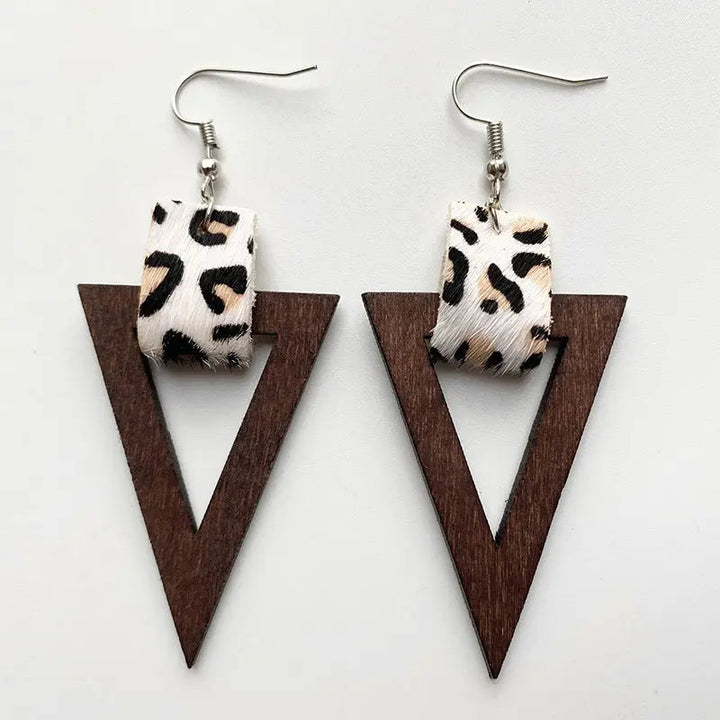 Geometric Drop Earrings LOVCIA