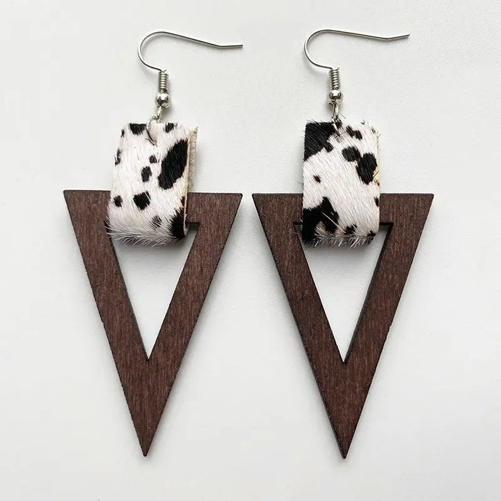 Geometric Drop Earrings LOVCIA