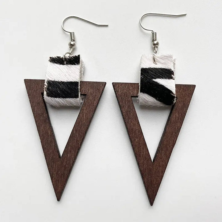 Geometric Drop Earrings LOVCIA