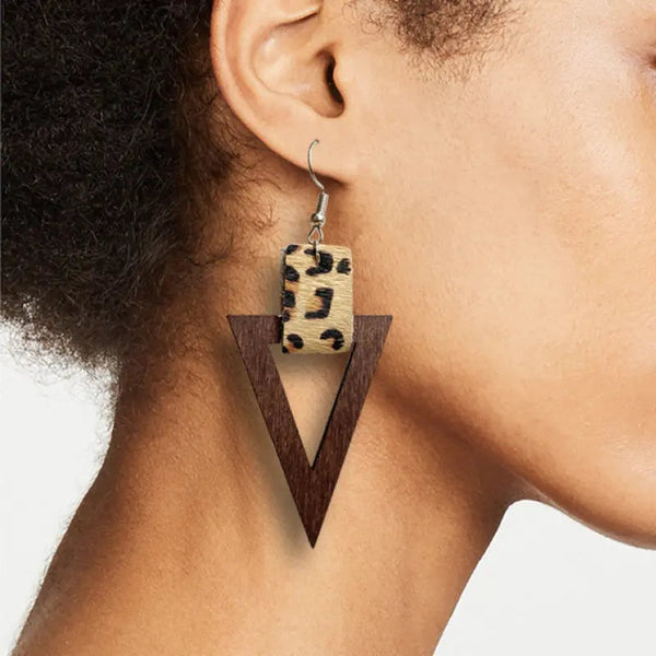 Geometric Drop Earrings LOVCIA