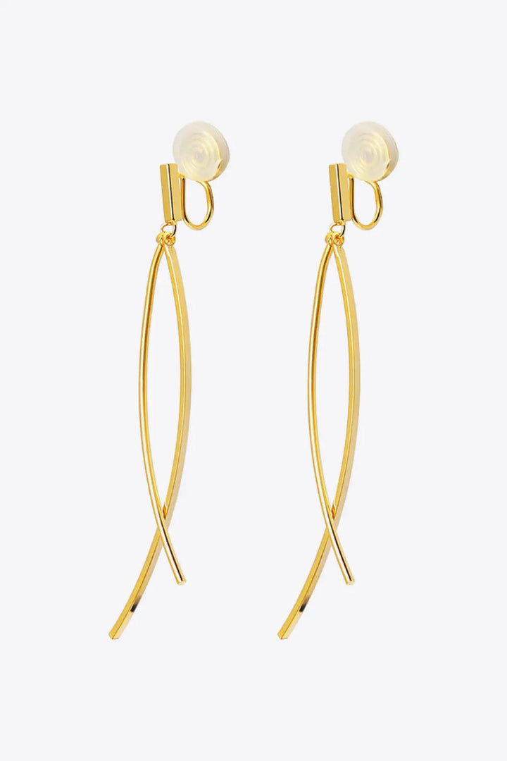 18K Gold Plated Clip-On Earrings LOVCIA