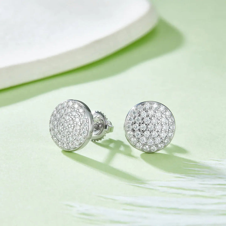 Moissanite 925 Sterling Silver Earrings LOVCIA