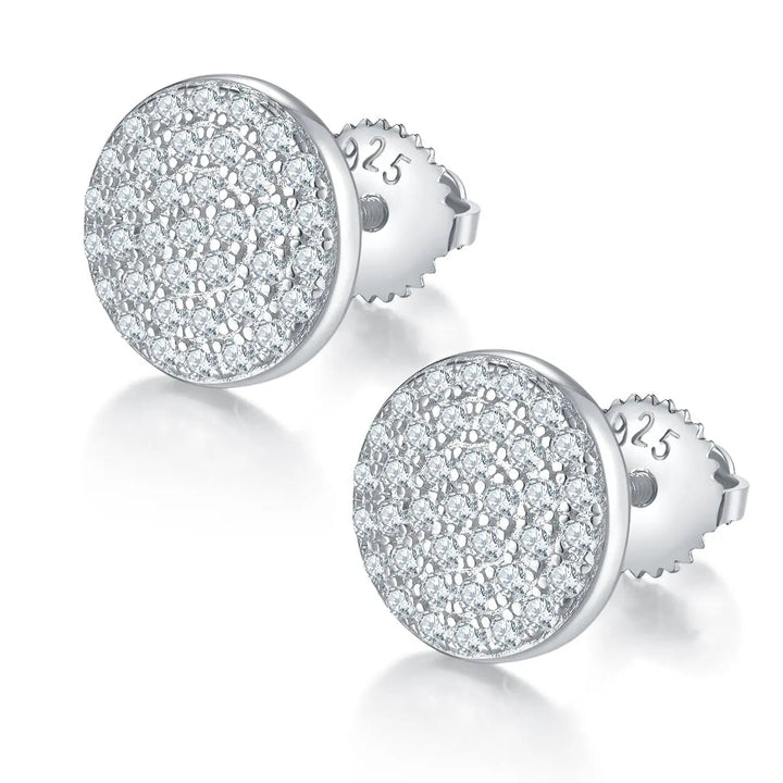 Moissanite 925 Sterling Silver Earrings LOVCIA