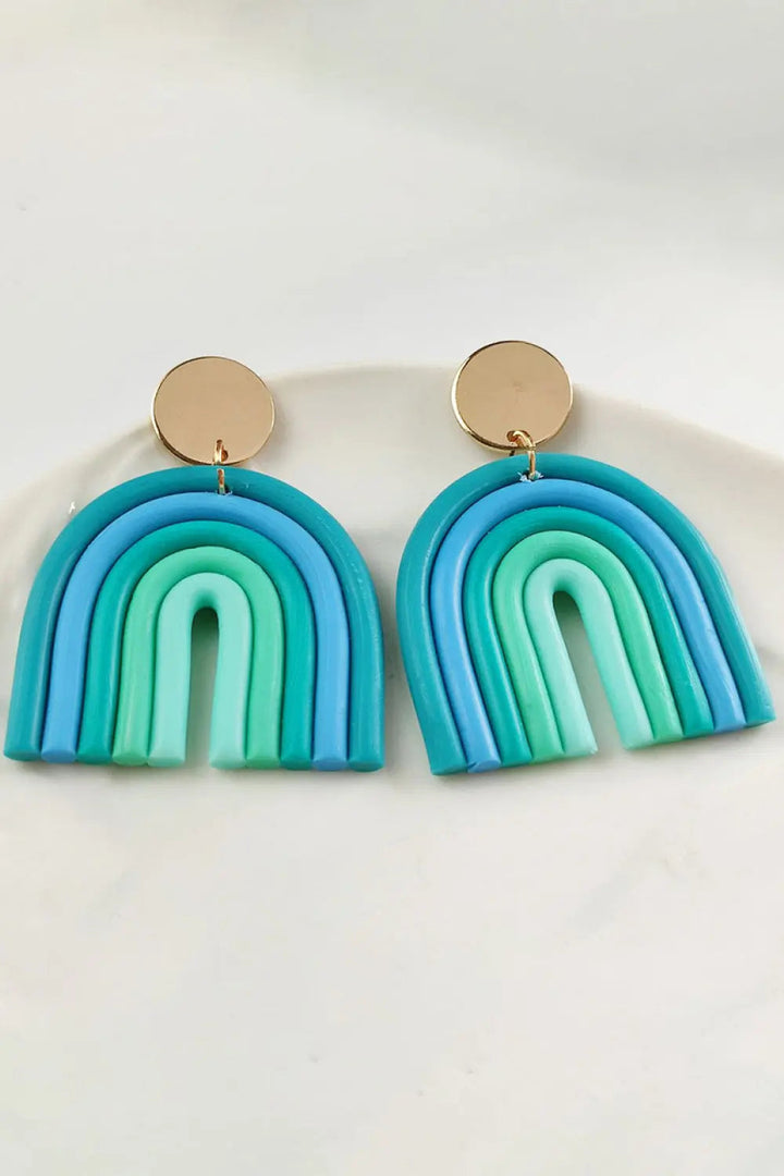 Rainbow Shape Dangle Earrings LOVCIA