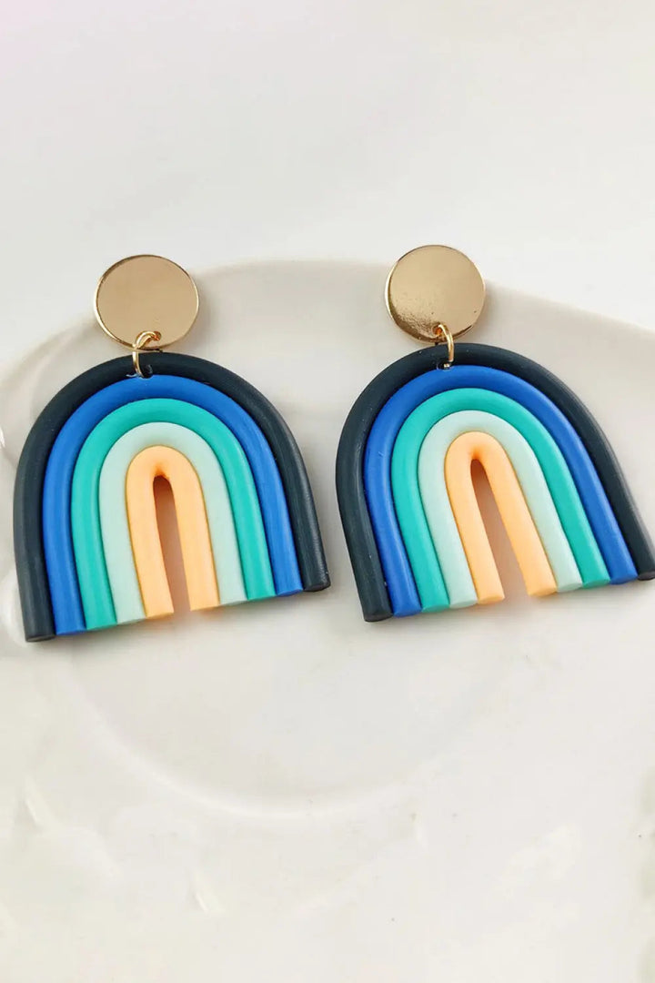 Rainbow Shape Dangle Earrings LOVCIA