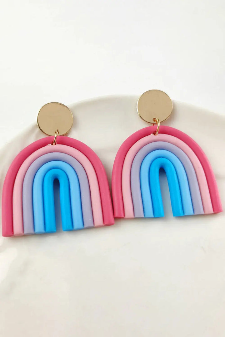 Rainbow Shape Dangle Earrings LOVCIA