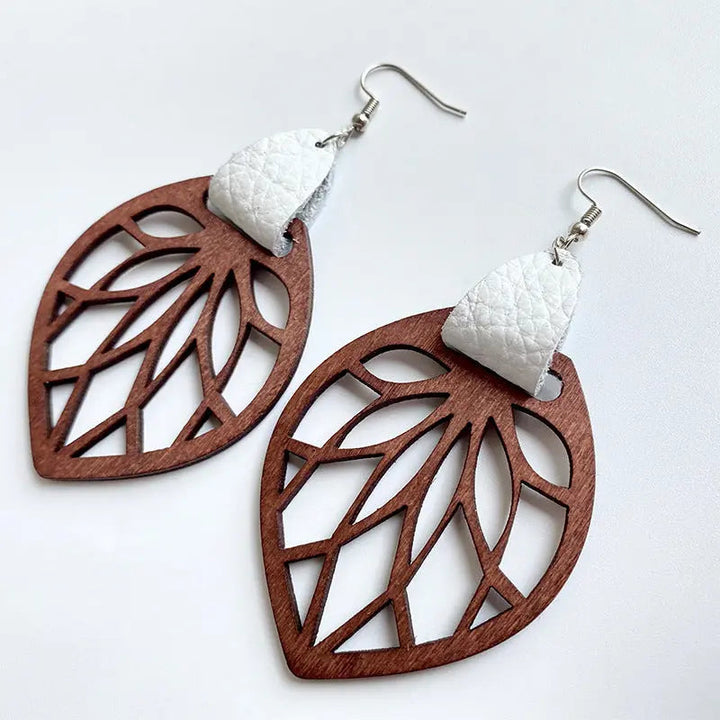 Leaf Drop Earrings LOVCIA