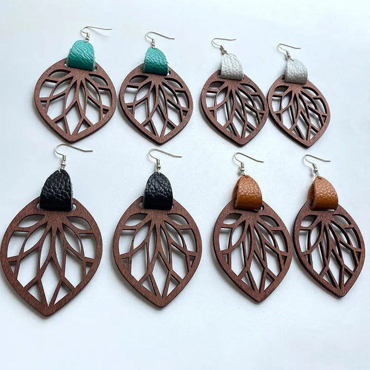 Leaf Drop Earrings LOVCIA