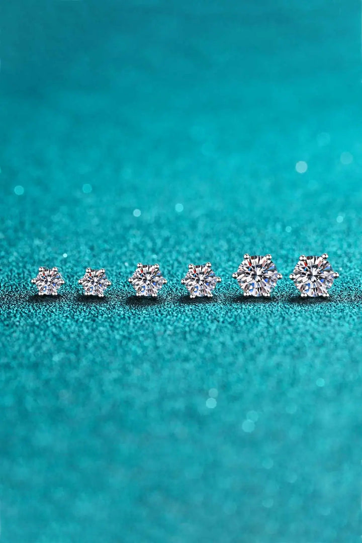 Endless Cheer Moissanite Stud Earrings LOVCIA