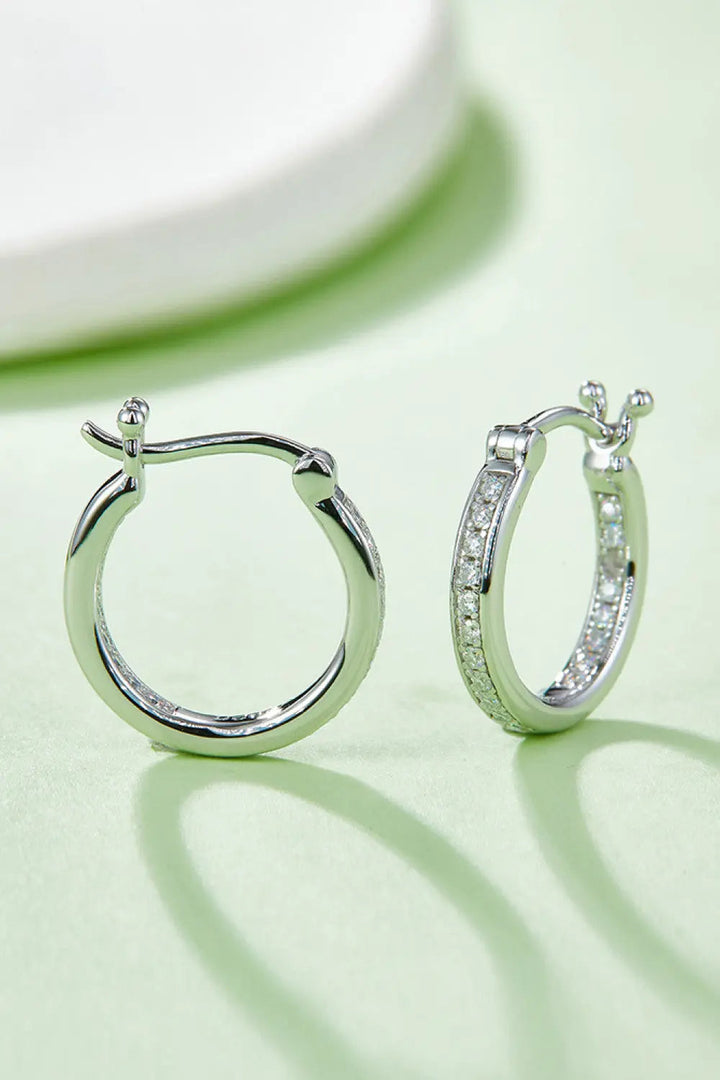 Adored Moissanite 925 Sterling Silver Earrings LOVCIA