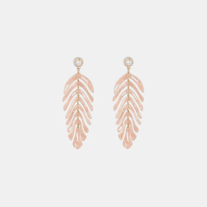 Leaf Shape Dangle Earrings LOVCIA