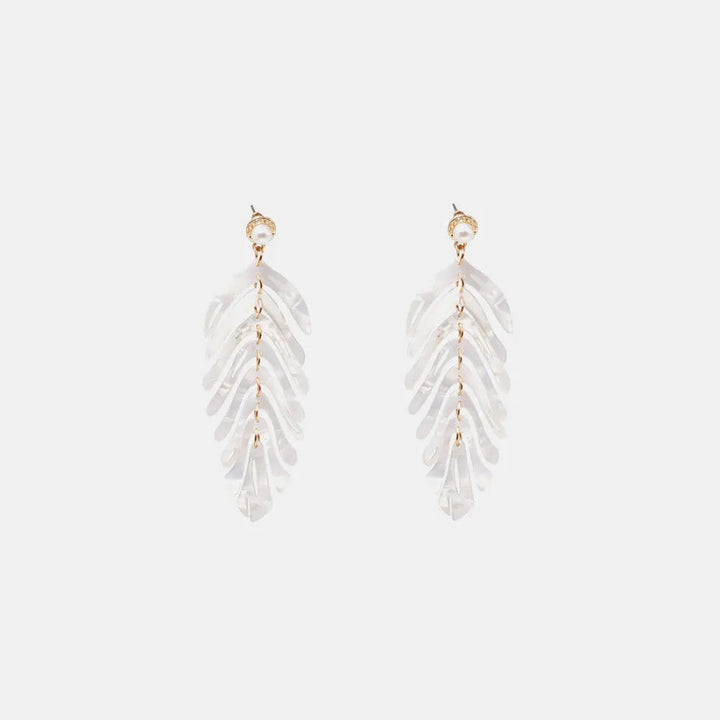 Leaf Shape Dangle Earrings LOVCIA