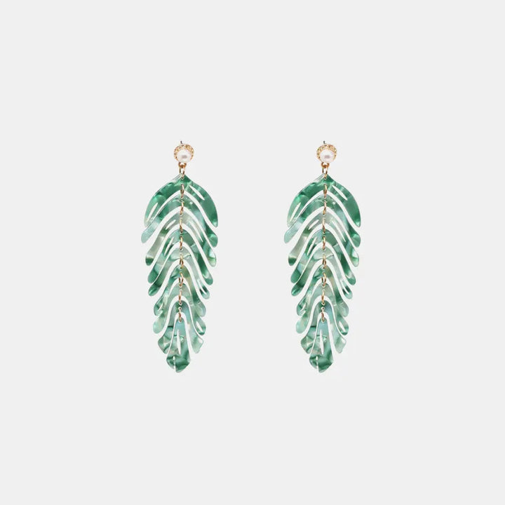 Leaf Shape Dangle Earrings LOVCIA