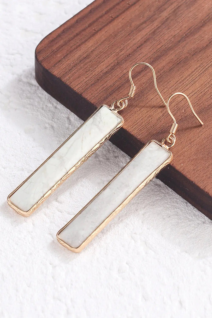 Natural Stone Drop Earrings LOVCIA