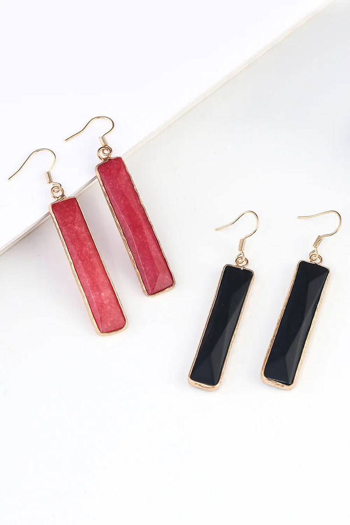 Natural Stone Drop Earrings LOVCIA