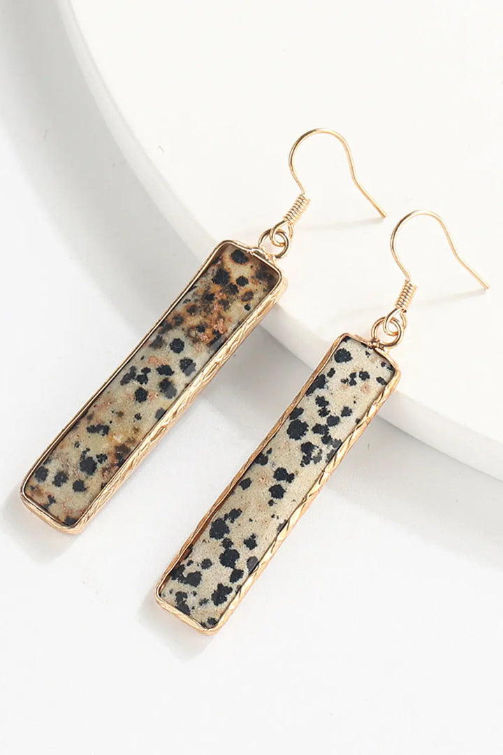 Natural Stone Drop Earrings LOVCIA