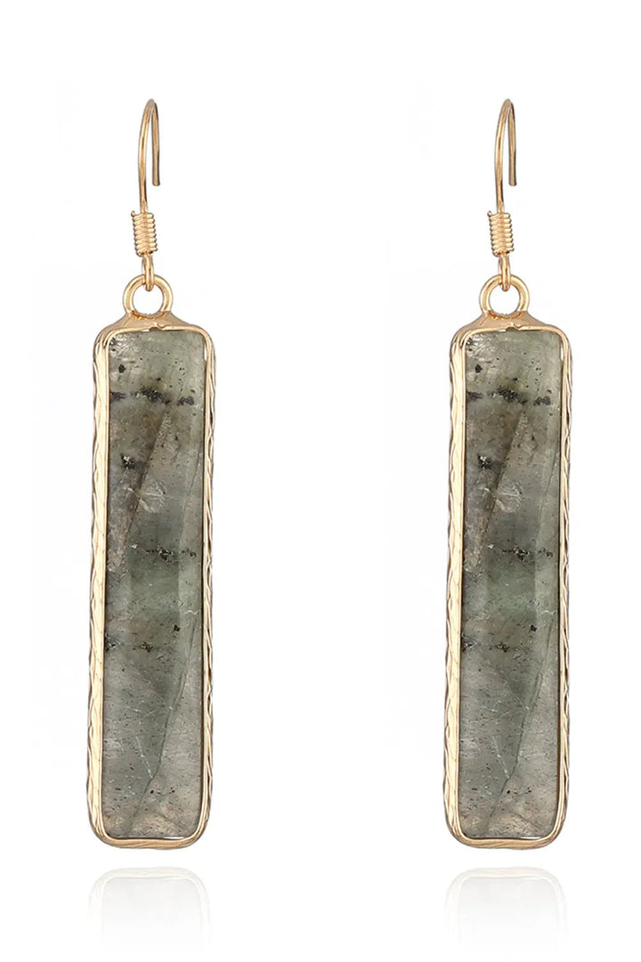 Natural Stone Drop Earrings LOVCIA