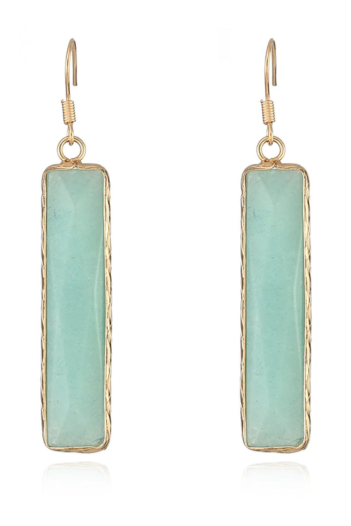 Natural Stone Drop Earrings LOVCIA