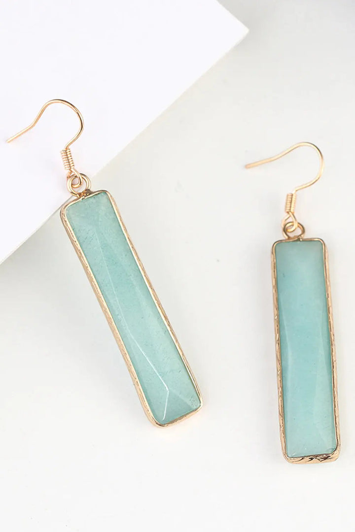 Natural Stone Drop Earrings LOVCIA