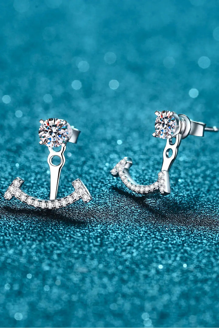 Two Ways To Wear Moissanite Earrings LOVCIA