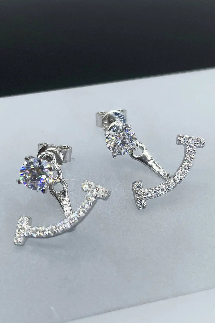 Two Ways To Wear Moissanite Earrings LOVCIA