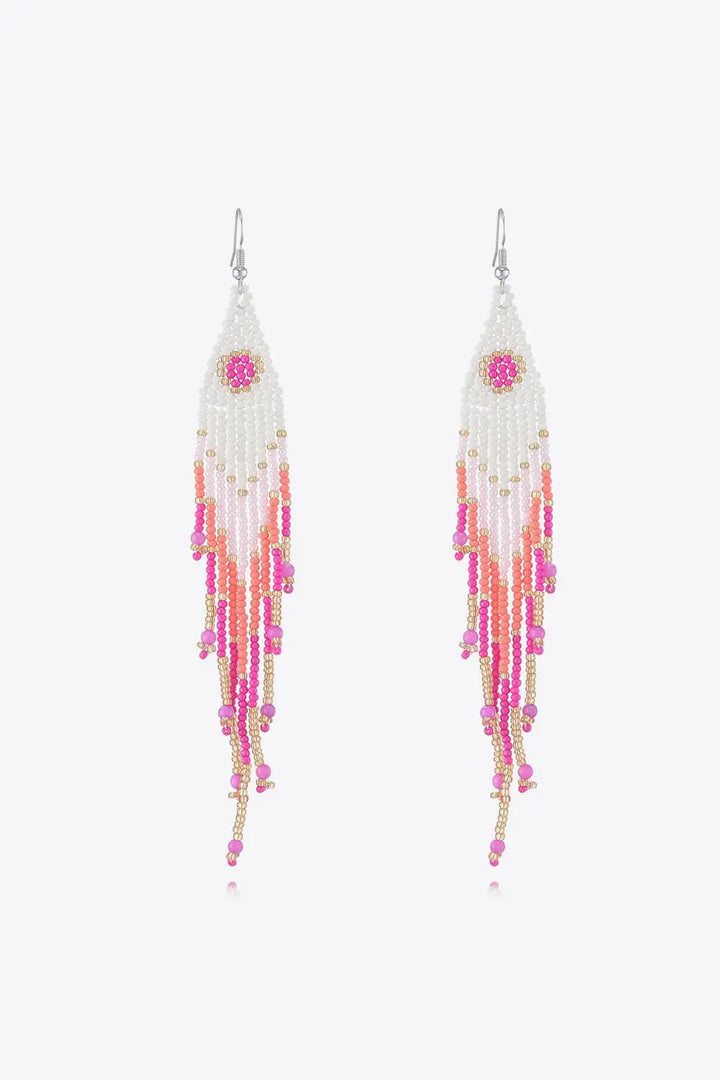 Beaded Dangle Earrings LOVCIA