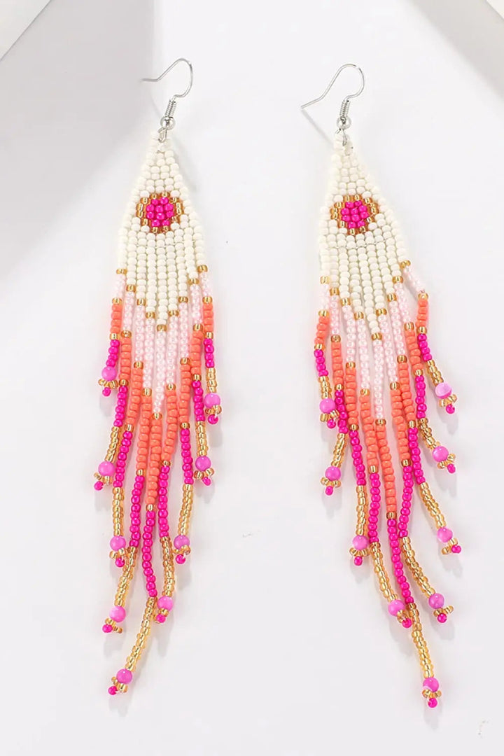 Beaded Dangle Earrings LOVCIA