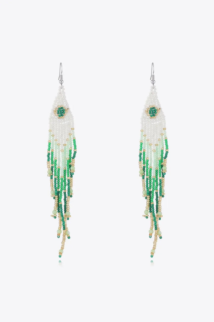 Beaded Dangle Earrings LOVCIA