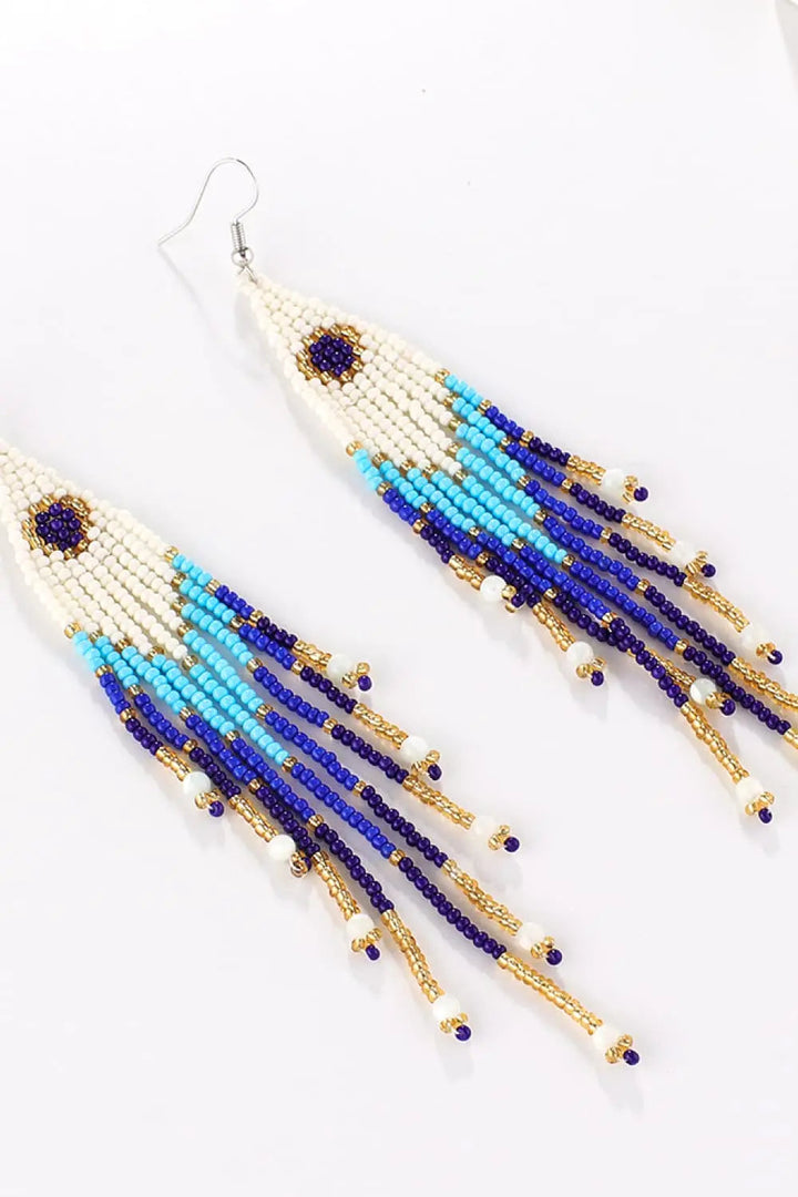 Beaded Dangle Earrings LOVCIA