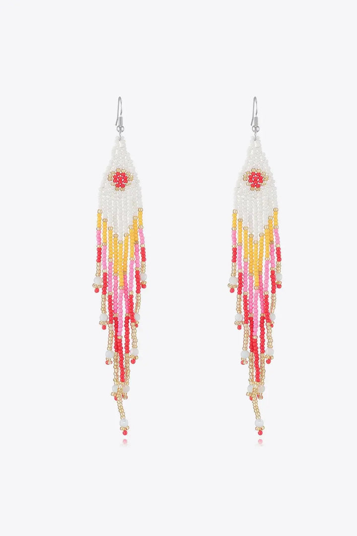 Beaded Dangle Earrings LOVCIA