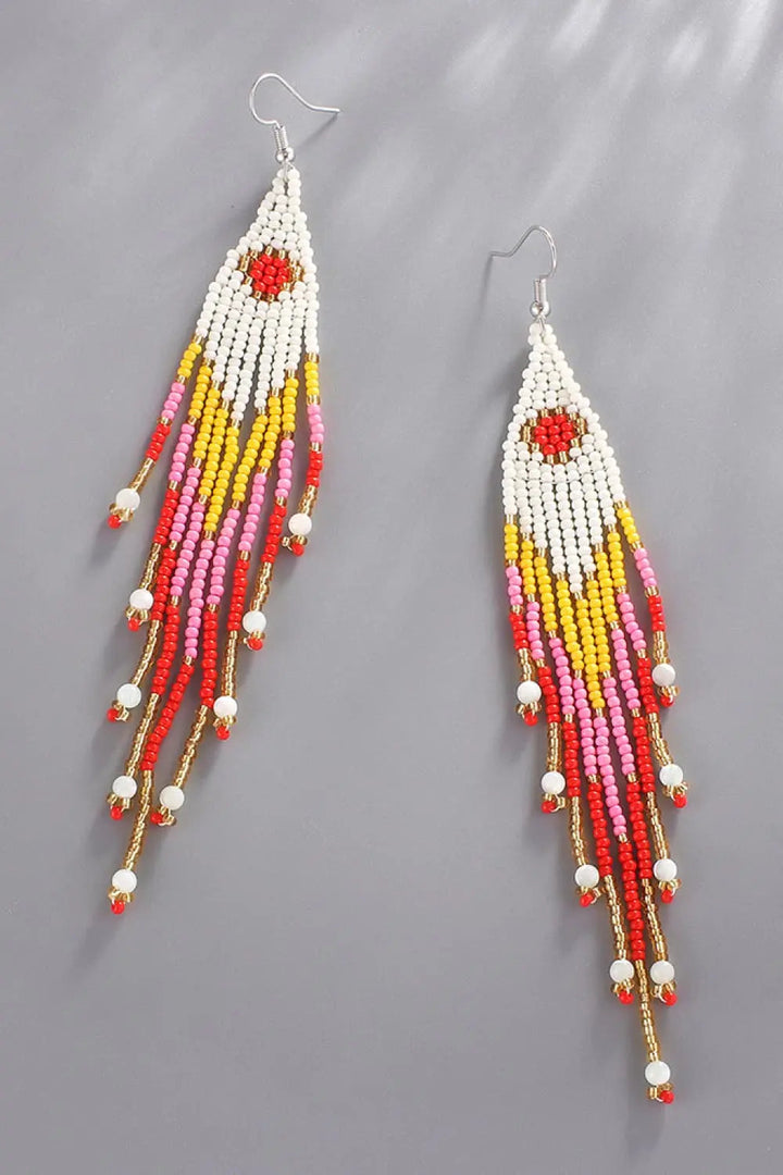 Beaded Dangle Earrings LOVCIA