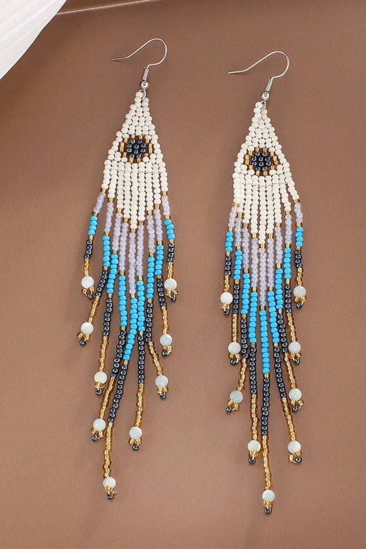 Beaded Dangle Earrings LOVCIA