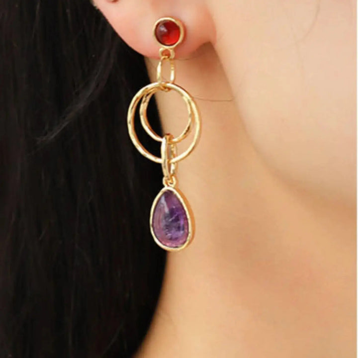 LOVCIA Teardrop Shape Alloy Dangle Earrings