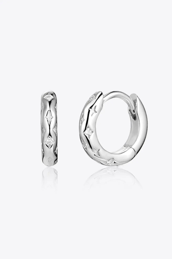 925 Sterling Silver Huggie Earrings LOVCIA