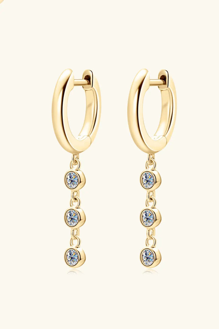 LOVCIA Moissanite Decor 925 Sterling Silver Earrings