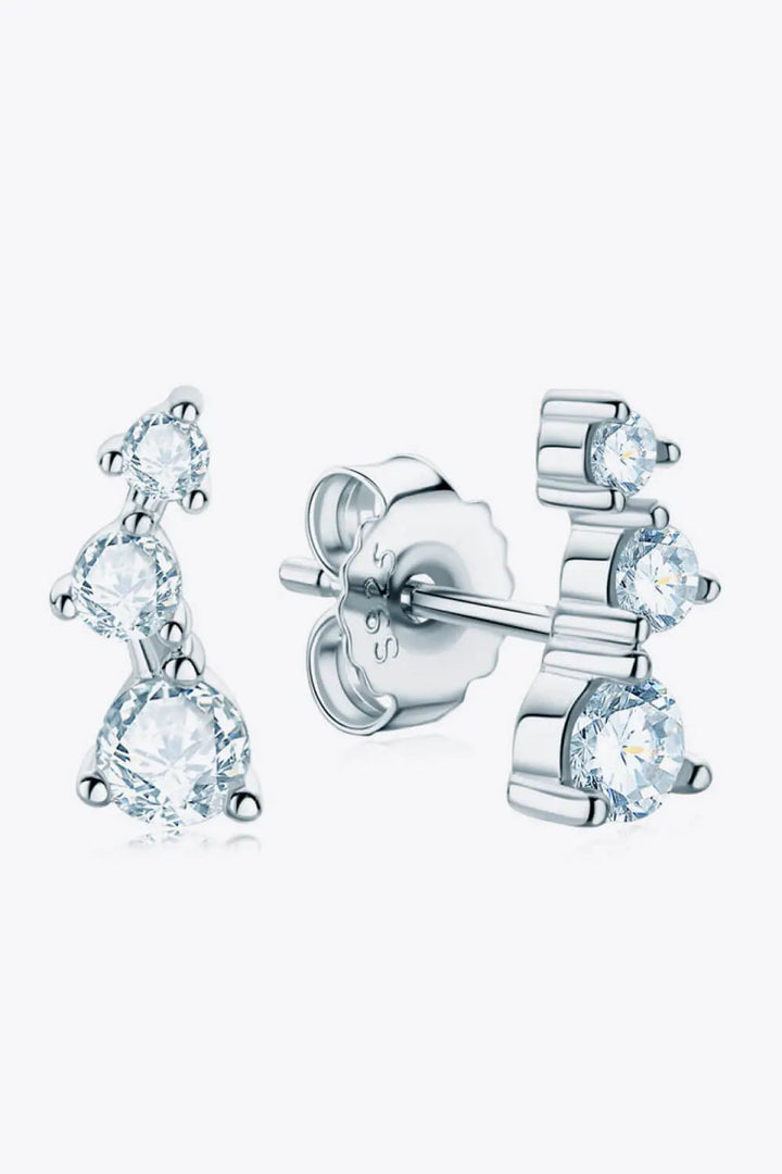 Adored Your Way Moissanite Stud Earrings LOVCIA