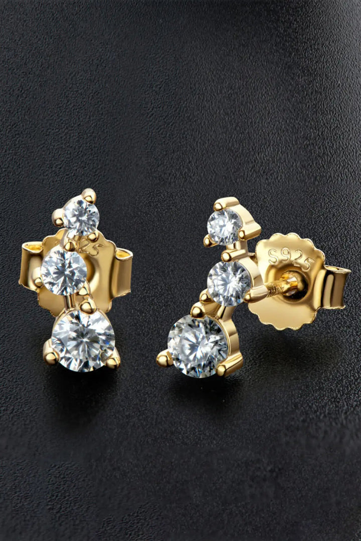 Adored Your Way Moissanite Stud Earrings LOVCIA