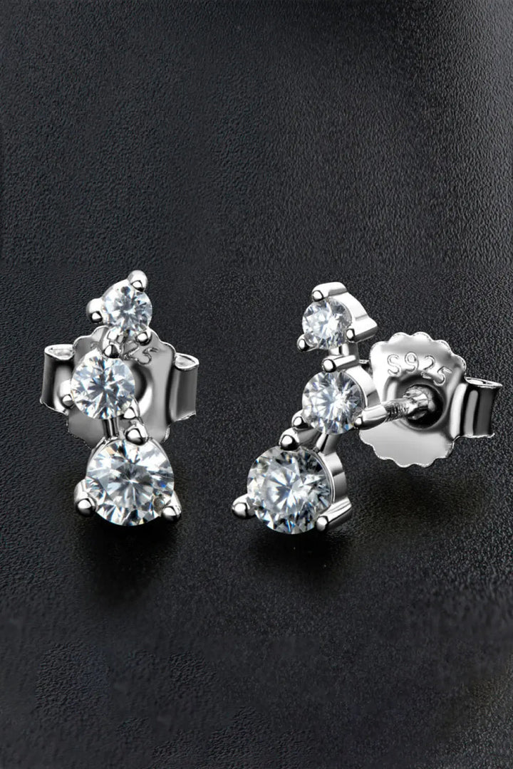 Adored Your Way Moissanite Stud Earrings LOVCIA